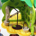 Children DIY Wooden Tree Toy Doll House with furniture